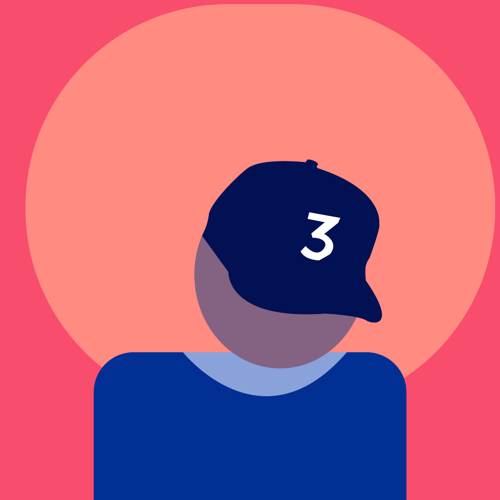 Chance The Rapper - Coloring Book minimal album cover design reimagined