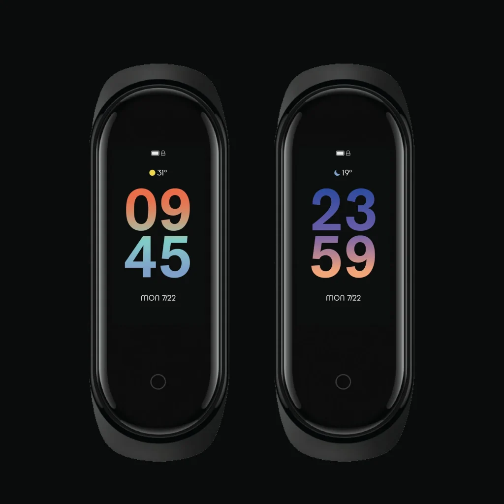 Day-N-Night xaiomi MiBand 4 mockup concept original design by mcmdesign.ca